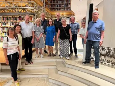 KAC Hörbranz besucht die Landesbibliothek Bregenz