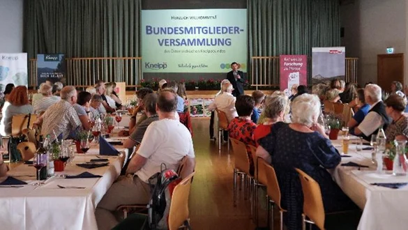 Eröffnungsabend in Pfons bei der Mitgliederversammlung des Österreichischen Kneippbundes