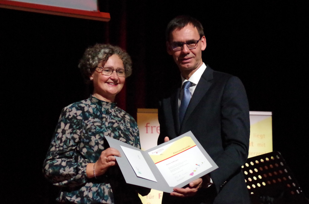 KAC Bludenz - Ehrung Obfrau Anita Juffinger